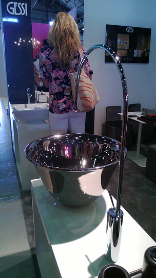 West Edge Design Fair Gessi Goccia sink