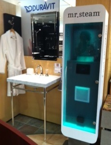 Mr.Steam home steam shower display