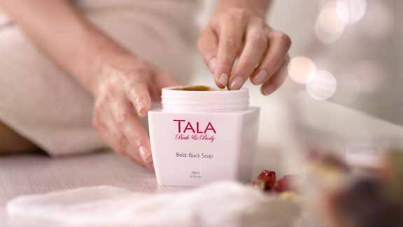 TALA® Bath & Body Moroccan Beldi Black Soap