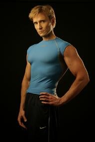 John Basedow, TV health and fitness personality, says steam showers help his workouts.
