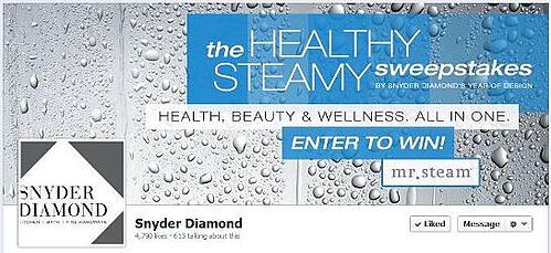 Win a Steam Shower Package from Mr. Steam and Snyder Diamond!
