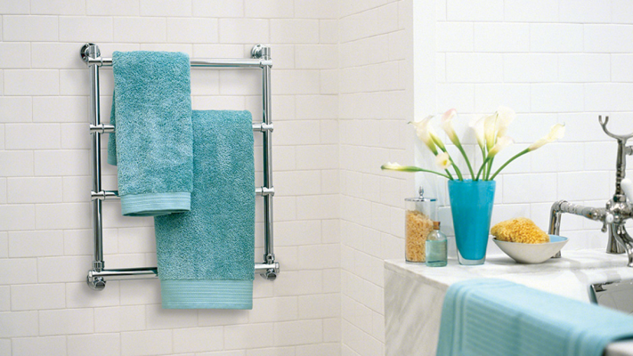 After your steam shower, wrap yourself in a deliciously toasty towel, warmed on a MrSteam towel warmer.