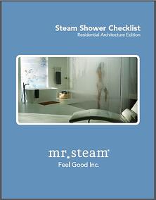 Steam shower kit for architects