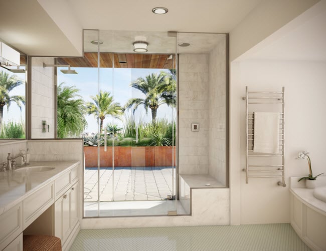 Buyers want spa-like bathrooms with steam showers
