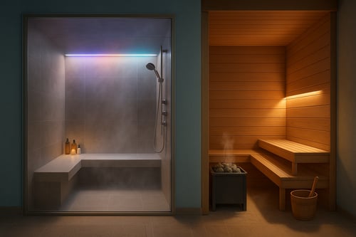 Steam vs. Sauna: What's the Difference?