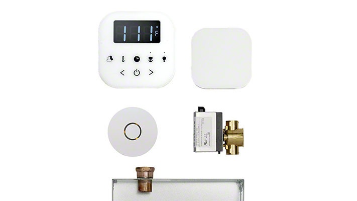 The AirButler steam shower package from MrSteam.