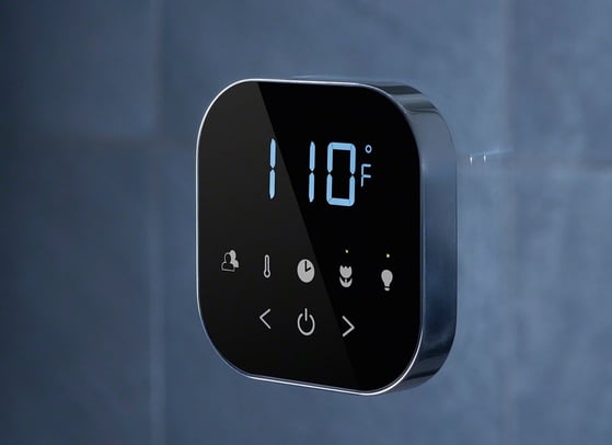 The AirTempo control features a smart, easy-to-read LED display that activates automatically as your hand approaches.