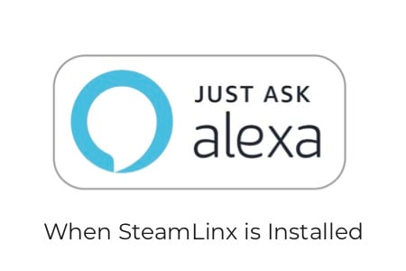MrSteam Amazon Alexa Badge When SteamLinx Is Installed