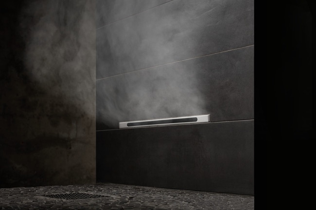 Choose between traditional, single-exit-point steam heads or the sleek Linear SteamHead, which is flush to the wall for a clean and uncluttered design.