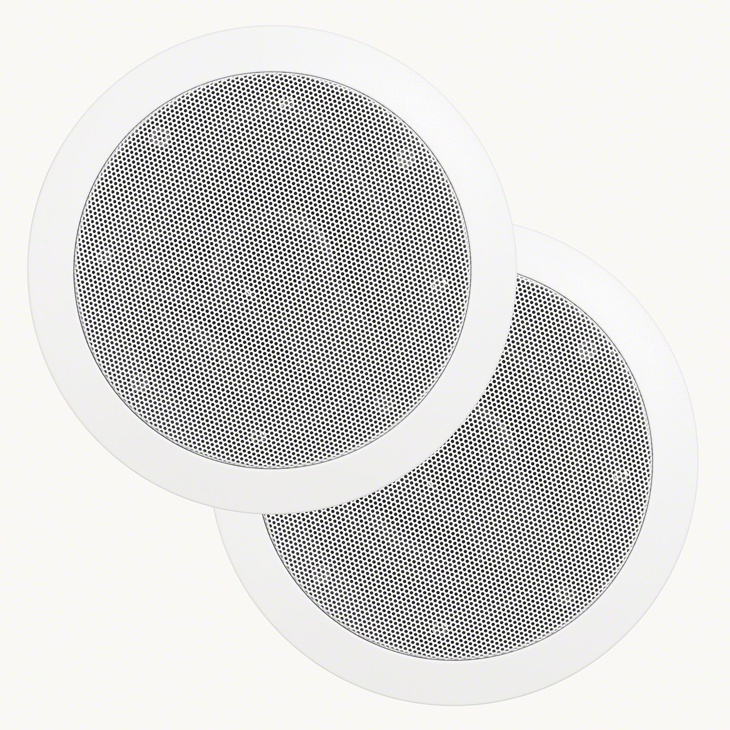 MrSteam Audio Speakers Round White