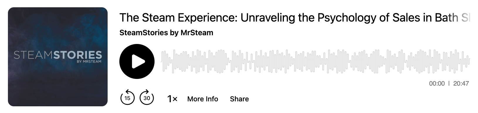 The Steam Experience: Unraveling the Psychology of Sales in Bath Showrooms with Joel Warners