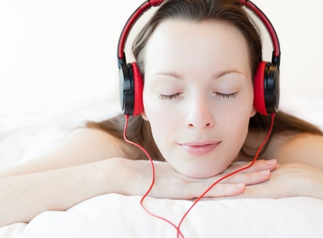 Use soft, soothing musictherapy to help you unwind