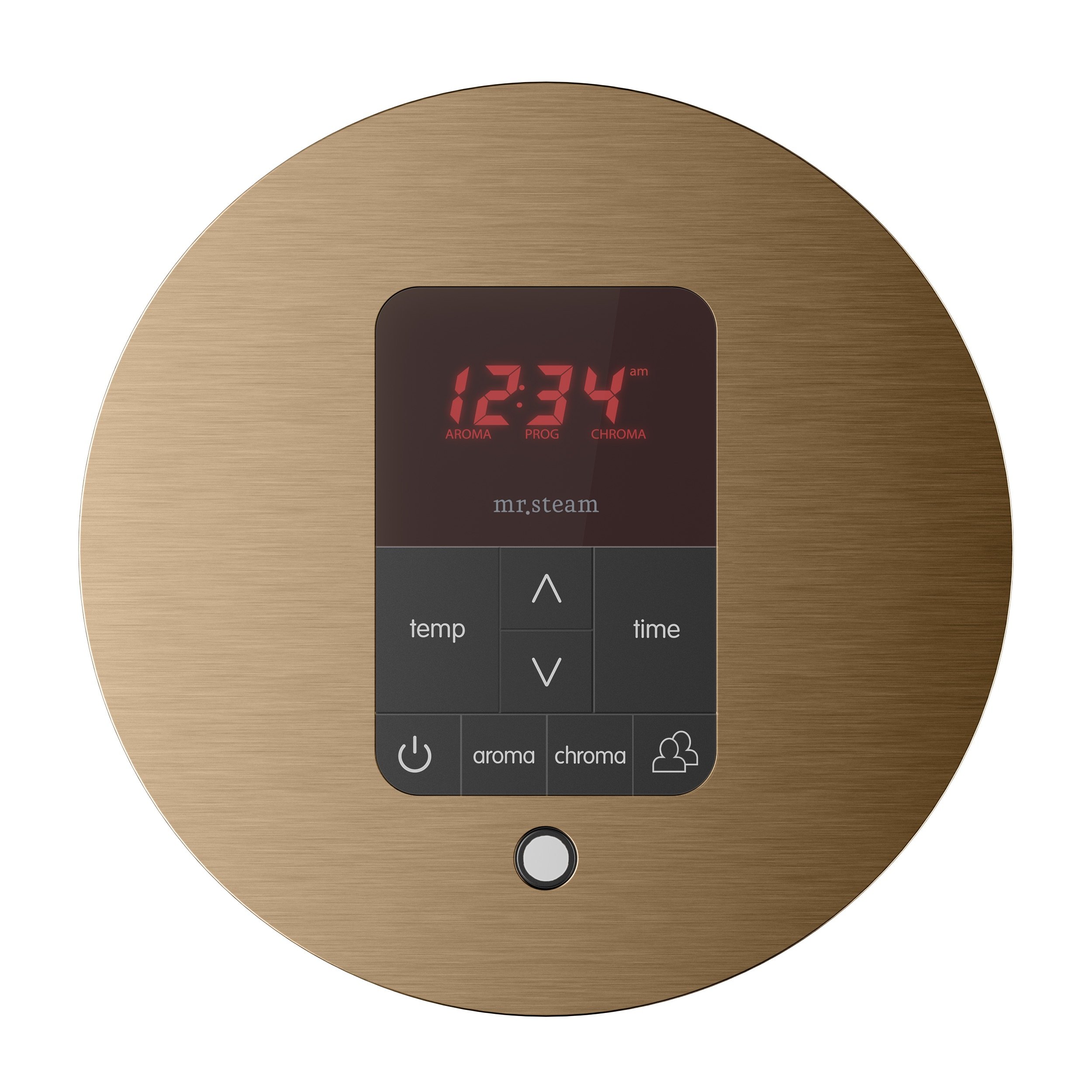 MrSteam iTempoPlus Round Brushed Bronze