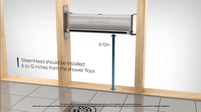 Follow our step-by-step instructions for installing the  Linear SteamHead from MrSteam