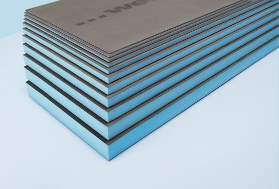 wedi® board is a waterproof, rigid foam tile substrate and building panel