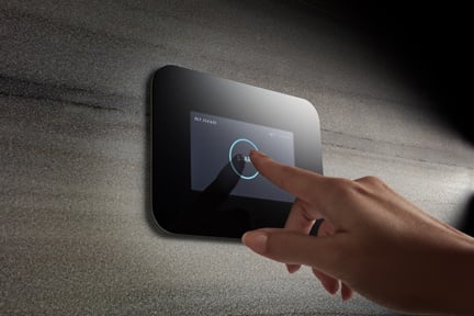 The new iSteam3 home SteamShower Control from MrSteam offers enhanced luxury options for customization, including a choice of black or white screen modes, as well as six language options.